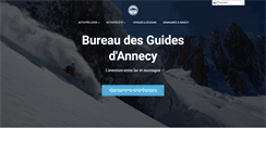 Desktop Screenshot of annecyguidesmontagne.com