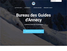 Tablet Screenshot of annecyguidesmontagne.com